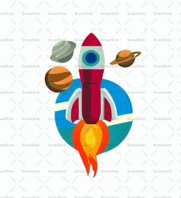 Rakete und Planeten